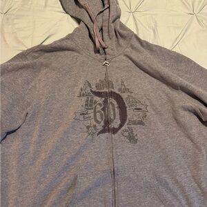 Disney 60th Anniversary Gray Lightweight Hoodie Jacket